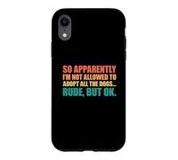 Carcasa para iPhone XR So Apparently I'm Not Allowed To Adopt All The Dogs