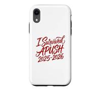 Carcasa para iPhone XR Sobreviví Apush 2025-2026 Ap Historia de EE. UU. Sobreviví a Apush