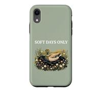 Carcasa para iPhone XR Soft Days Only Cute Duck Pond Cozy Nature Cottagecore Calma