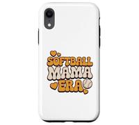 Carcasa para iPhone XR Softball Mama Era Retro Groovy Baseball Mom Vibes Love Cute