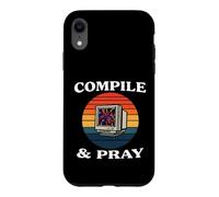Carcasa para iPhone XR Software Developer Compile & Pray Retro Coder