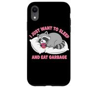 Carcasa para iPhone XR Solo Quiero Dormir Y Comer Basura