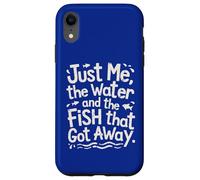 Carcasa para iPhone XR Solo yo, el Agua y el pez Que se escapó: Divertida Pesca