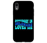 Carcasa para iPhone XR Somebody in Delaware Loves Me Modern Boho Vibe