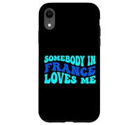 Carcasa para iPhone XR Somebody in France Loves Me Modern Boho Vibe
