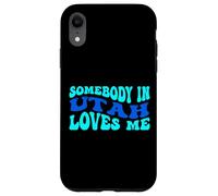 Carcasa para iPhone XR Somebody in Utah Loves Me Modern Boho Vibe