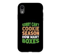 Carcasa para iPhone XR Sorry Can't Cookie Season How Many Boxes