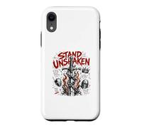 Carcasa para iPhone XR Sostenga la fe inquebrantable sobre el Miedo a Las Escrituras cristianas