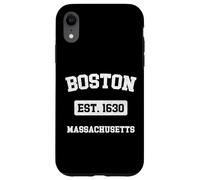 Carcasa para iPhone XR Souvenir Vintage de Boston Massachusetts MA EST. 1630