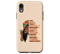 Carcasa para iPhone XR Soy una niña Negra mágica del Mes de la Historia de Las niñas africanas para niños