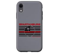 Carcasa para iPhone XR Spartanburg County South Carolina Bombero Bandera Delgada de línea roja