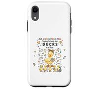 Carcasa para iPhone XR Special Needs Mom Autism Caregivers Cute Mama Duck