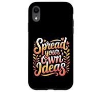 Carcasa para iPhone XR Spread Your Own Ideas Thinker Mind Thoughts |-