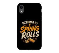 Carcasa para iPhone XR Spring Rolls Eating Asian Food Funny