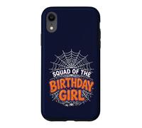 Carcasa para iPhone XR Squad of The Birthday Girl Web Spider - Camiseta de Fiesta de Halloween