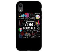 Carcasa para iPhone XR Square Root of 144 12th Birthday 12 Year Old Math Nerd
