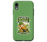 Carcasa para iPhone XR St Paddy's Shenanigan Lucky Monkeys Irish Monkey Monkey Punch