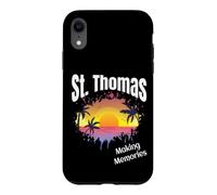 Carcasa para iPhone XR St Thomas Making Memories Matching Familia Vacaciones Playa