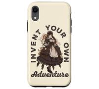 Carcasa para iPhone XR Steampunk Inventa tu Propia Aventura Steampunk Anime Girl