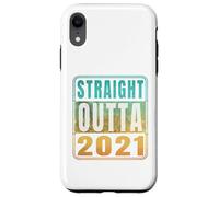 Carcasa para iPhone XR Straight Outta 2021 Classic Birth of Birthday Years Retro