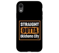 Carcasa para iPhone XR Straight Outta Oklahoma City, Oklahoma, EE. UU., Retro Envejecido