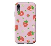 Carcasa para iPhone XR Strawberry Floral Garden Cottagecore Aesthetic