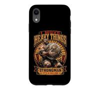 Carcasa para iPhone XR Strongman It's A Calling I Move Heavy Things Stones Lifting