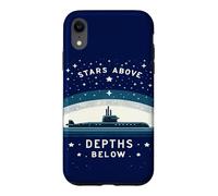 Carcasa para iPhone XR Submariner Cita Estrellas sobre Profundidades Debajo Submarino U-Boat