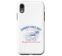 Carcasa para iPhone XR Summer Vibes Only Surf Sun Cove Beach Vacaciones
