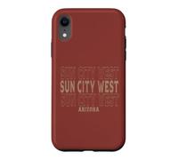 Carcasa para iPhone XR Sun City Vintage del Oeste de Arizona