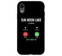 Carcasa para iPhone XR Sun Moon Lake está Llamando y Debo IR a Taiwán Viajando