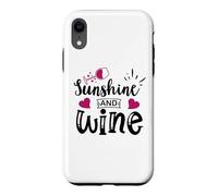 Carcasa para iPhone XR Sunshine & Wine Book Club Merch,Read Between The Wines Women