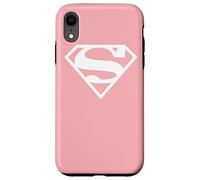 Carcasa para iPhone XR Supergirl White & Pink Shield