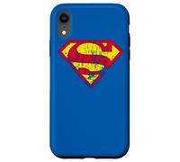 Carcasa para iPhone XR Superman Classic Yello & Red Logo Distressed