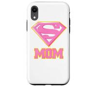 Carcasa para iPhone XR Superman Super Mom Pink