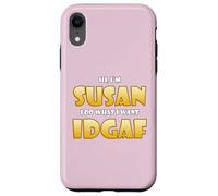 Carcasa para iPhone XR Susan Joke Idgaf Meme Cute Halloween Costume For Susans