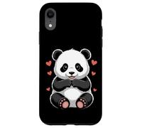 Carcasa para iPhone XR Sweet Panda con Corazones Kawaii Bear Love Design