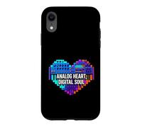 Carcasa para iPhone XR Synth Music Producer Analog Heart Digital Soul
