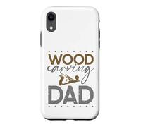 Carcasa para iPhone XR Tallador de Madera para el día del Padre