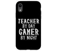 Carcasa para iPhone XR Teacher by Day Gamer by Night Funny School Gaming Teacher