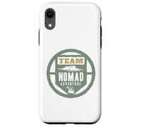 Carcasa para iPhone XR Team Nomad Adventure Emblema Circular para exploradores al Aire Libre