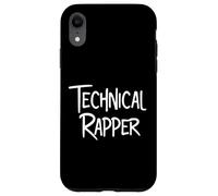 Carcasa para iPhone XR Technical Rapper Rap Bars Hip Hop MC Writer Rapping Costume