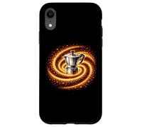 Carcasa para iPhone XR Telescopios, Granos de café Planetas Ciencia, Barista, Astronomía