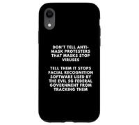 Carcasa para iPhone XR Tell Anti Maskers It Stops Facial Recognition Top Dank Meme