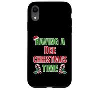 Carcasa para iPhone XR Tener un Nombre de reunión Familiar DEE Christmas Time