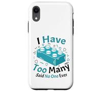 Carcasa para iPhone XR Tengo demasiados dijeron Que no Hay un Constructor de Ladrillos de construcción de Bloques