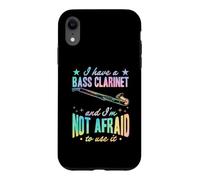 Carcasa para iPhone XR Tengo un Clarinete bajo y no Tengo Miedo de Usarlo