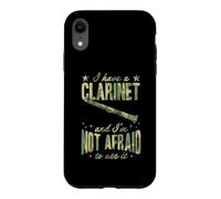 Carcasa para iPhone XR Tengo un Clarinete y no Tengo Miedo de Usarlo