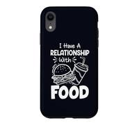 Carcasa para iPhone XR Tengo una relación con la Comida Humor Divertido Amantes de la Comida rápida