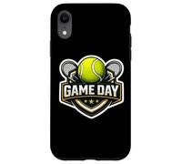 Carcasa para iPhone XR Tenis Game Day Fan Lover Lindo Jugador Entrenador Espectador Cita